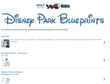 Tablet Screenshot of disneyparkblueprints.com